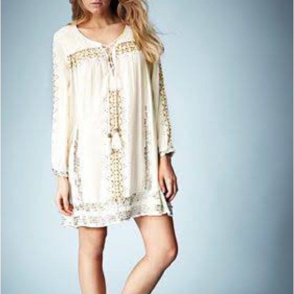 Kate Moss x Topshop 2 Folk Smocked Dress